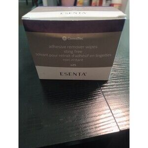 ESENTA Convatec Adhesive Remover Wipes, Sting Free Box Of 19